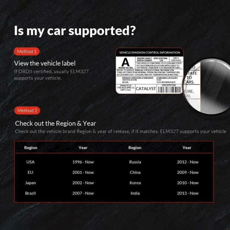 OBD II ELM327 Bluetooth Car Fault Diagnostic Tool V1.5PIC25K80 Chip, Bluetooth