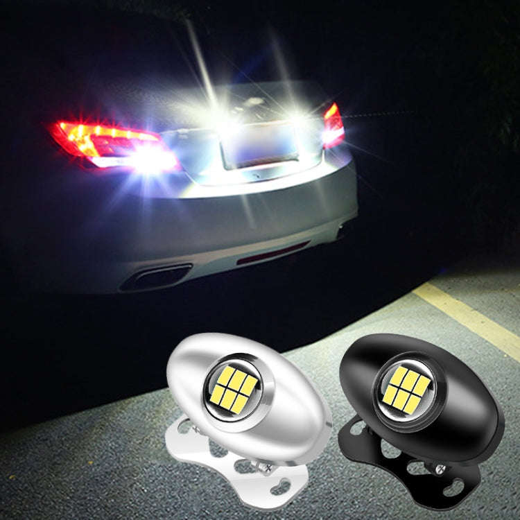 Car Adjustable LED Super Bright Flashing Reversing Light, Flashing (Black), Flashing (Silver)