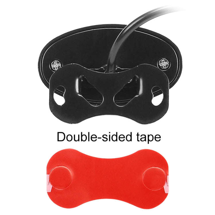Car Adjustable LED Super Bright Flashing Reversing Light, Flashing (Black), Flashing (Silver)