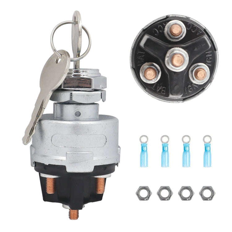 Engineering Vehicle General Modified 4-position Ignition Starter Switch, 4-position