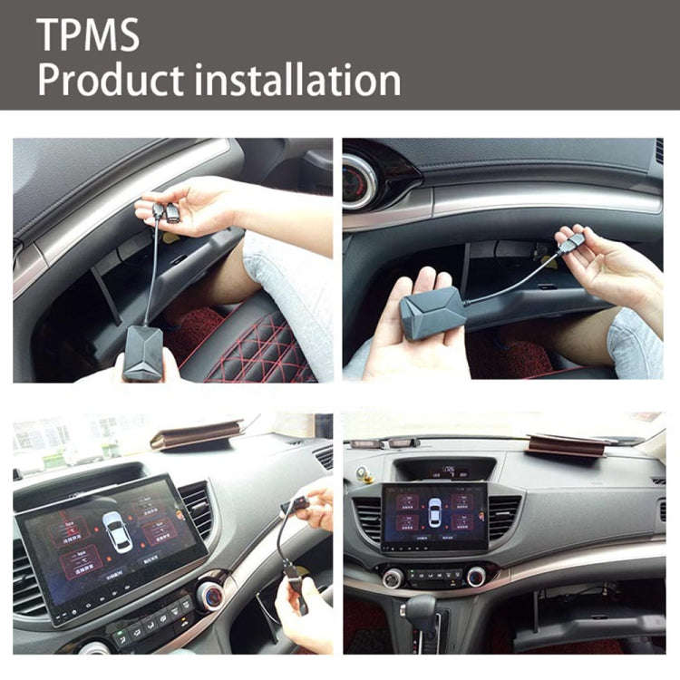 USB TPMS Tire Pressure Monitoring System Android with External Sensor for Car Radio DVD Player, w...