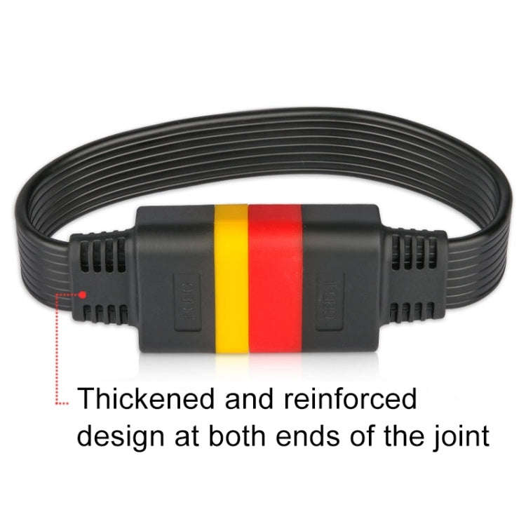 SF62 60cm Car Detector OBD Extension Line Car Computer Conversion Plug Male to Female Adapter Cab...