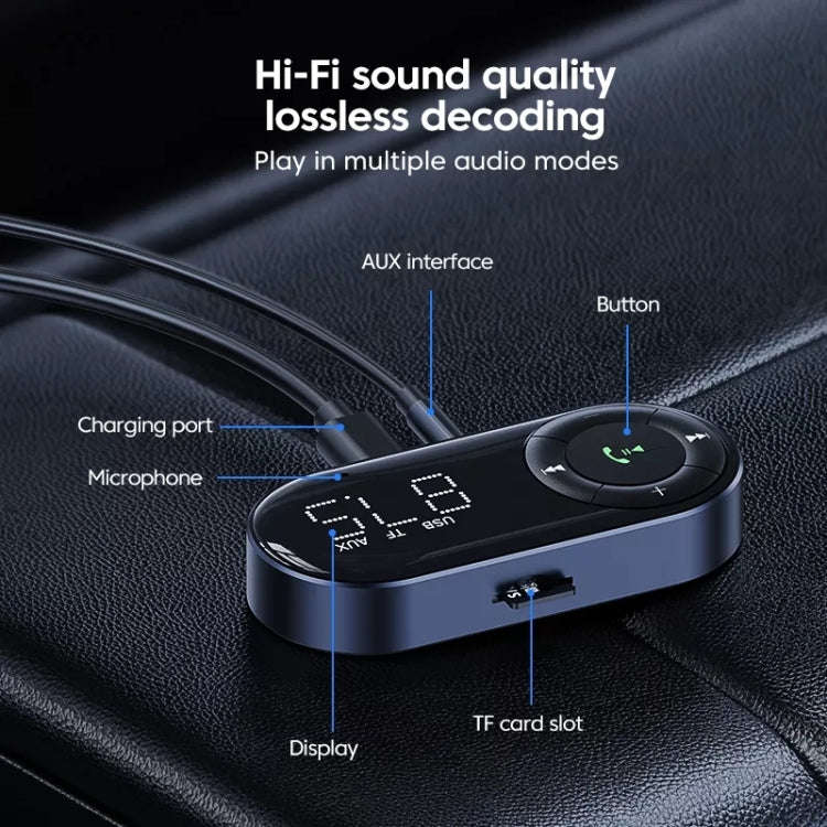 Car Bluetooth 5.2 Audio Receiver Support Wireless Calling, 5.2 Audio Receiver
