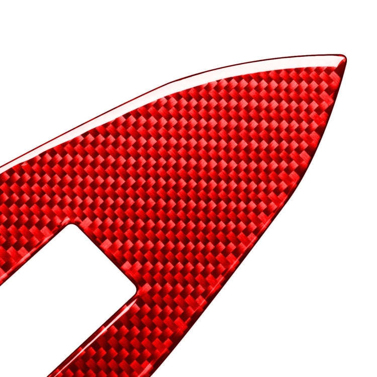 Car Carbon Fiber Window Glass Lift Panel Decorative Sticker for Toyota RAV4 2006-2013, Right Driv...