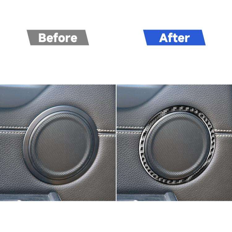 Car Door Horn Ring Decorative Sticker for BMW F52 1 Series Sedan 2017-2019, Left Drive, Door Horn...