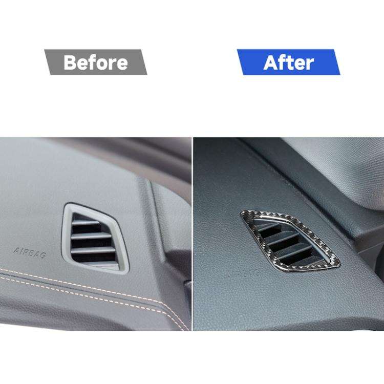 Car Dashboard Air Outlet Decorative Sticker for BMW F52 1 Series Sedan 2017-2019, Left Drive, Das...