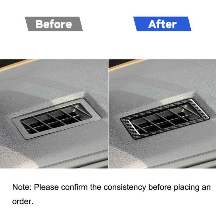 Car Carbon Fiber Dashboard Air Outlet Decorative Sticker for Toyota Corolla / Levin 2014-2018, Le...