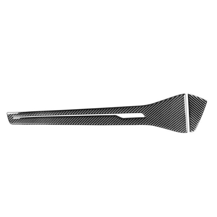 Car Carbon Fiber Central Control Decorative Sticker for Audi A6L / A7 2019-, Right Drive, Central...