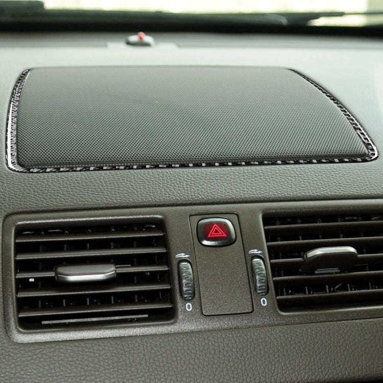 Car Carbon Fiber Screen Base Decorative Sticker for Volvo XC90 2003-2014, Left and Right Drive Un...