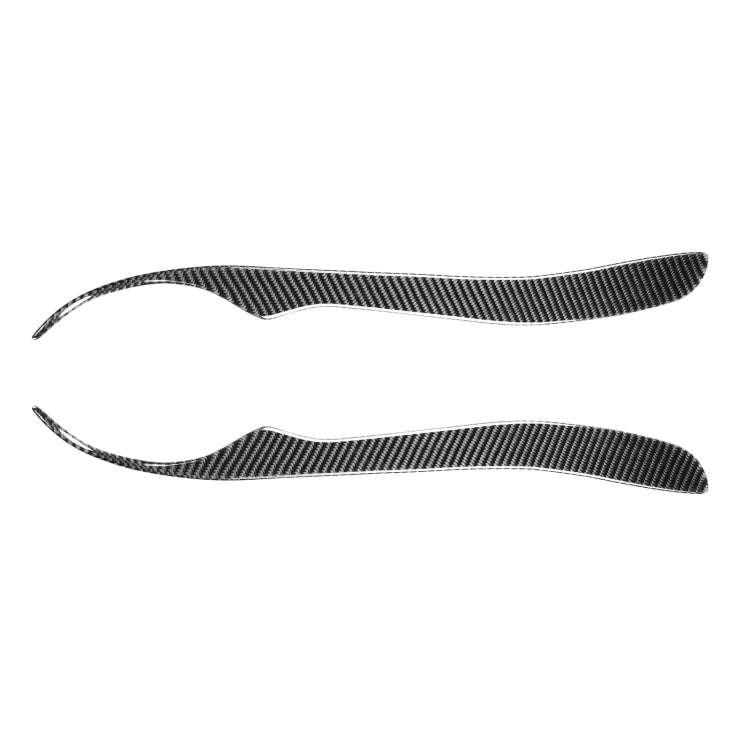 2 PCS / Set Carbon Fiber Car Lamp Eyebrow Decorative Sticker for Lexus IS200 1998-2005, Drop Glue...