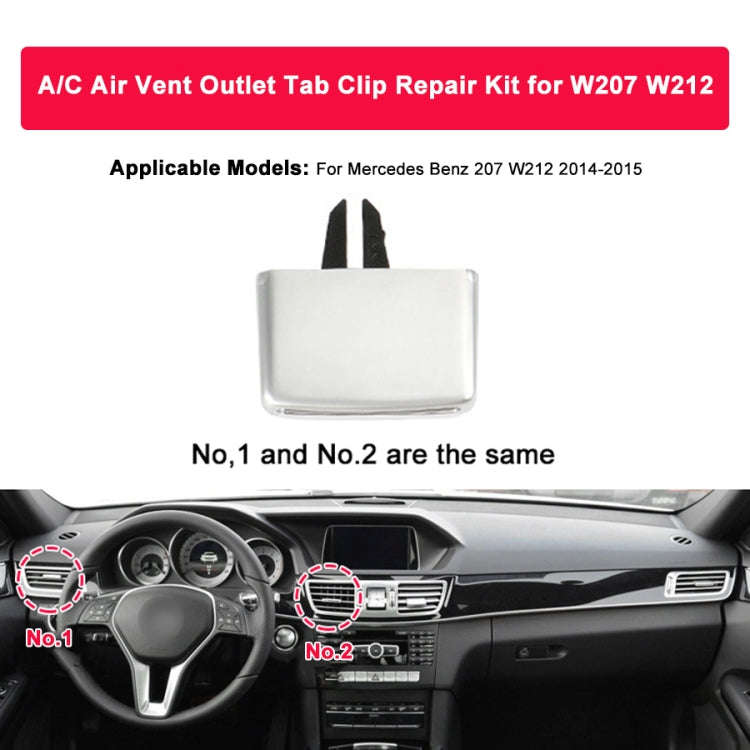 For Mercedes-Benz W212 2014-2015 Car Left Tail Plug Air Conditioning Exhaust Switch Paddle Air Co...