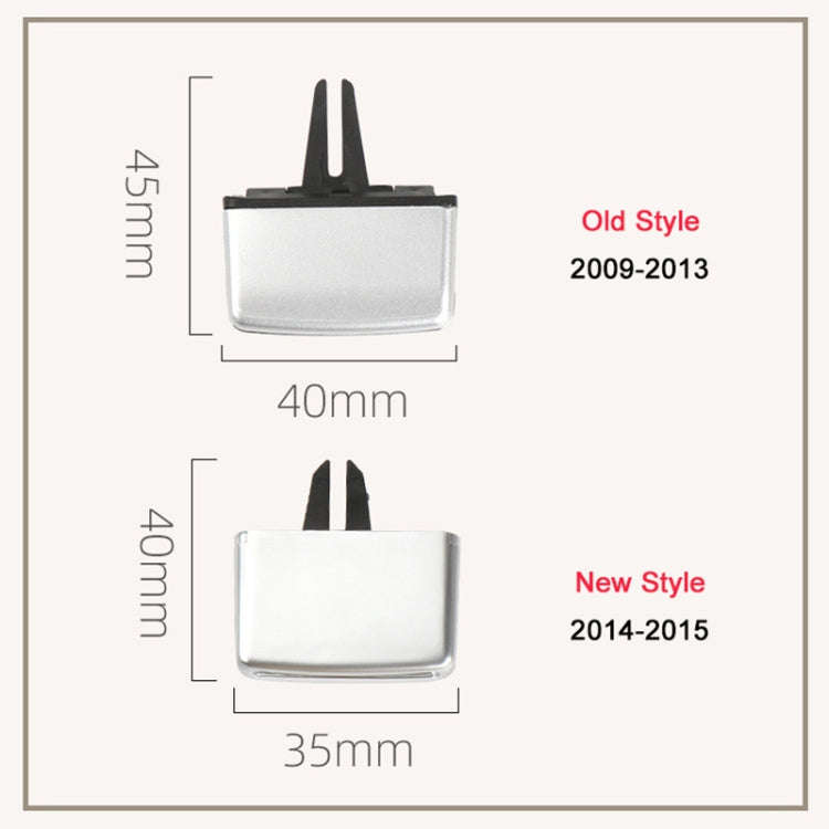 For Mercedes-Benz W212 2014-2015 Car Left Tail Plug Air Conditioning Exhaust Switch Paddle Air Co...