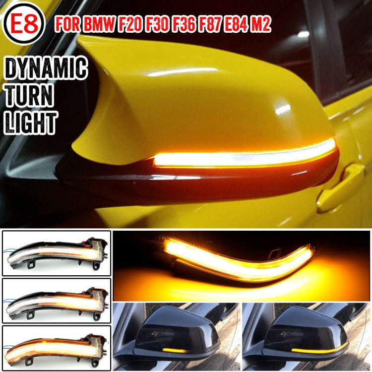 1 Pair For BMW 3 Series F20 Car Dynamic LED Turn Signal Light Rearview Mirror Flasher Water Blink...
