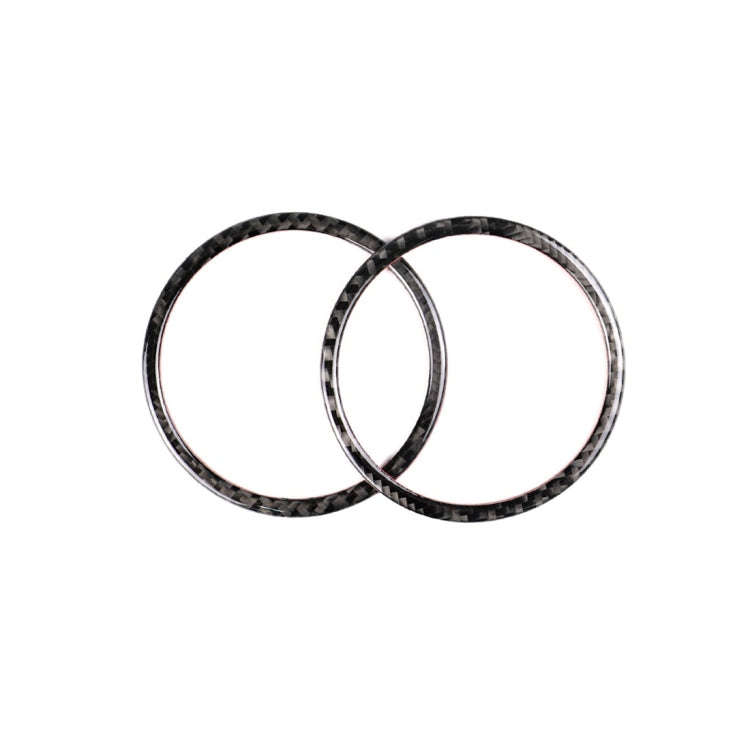 Carbon Fiber Car Horn Circle Decorative Sticker for BMW E90 / E84 / 320i / 325i, Horn Circle