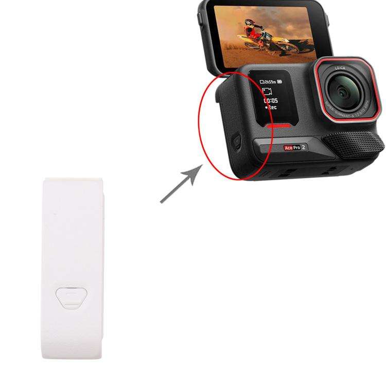 For Insta360 Ace Pro 2 Original Battery Side Cover, For Insta360 Ace Pro 2(Original,White), For I...