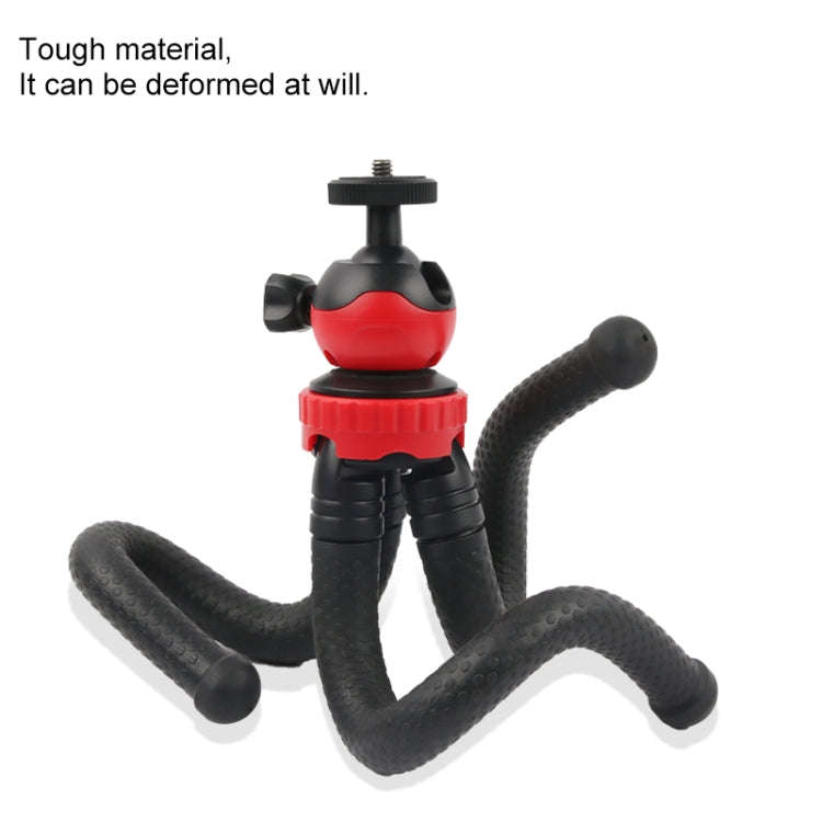 Mini Octopus Flexible Tripod Holder with Phone Clamp for iPhone, Galaxy, Huawei, GoPro, Insta360,...