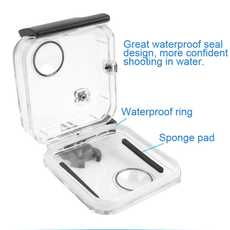 40m Waterproof Housing Protective Case  for GoPro Fusion, with Buckle Basic Mount & Screw & Wrenc...