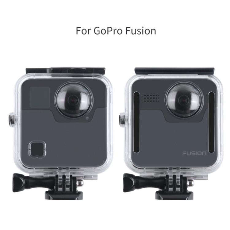 40m Waterproof Housing Protective Case  for GoPro Fusion, with Buckle Basic Mount & Screw & Wrenc...