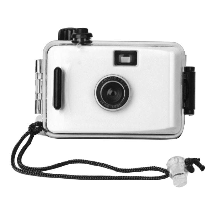 SUC4 5m Waterproof Retro Film Camera Mini Point-and-shoot Camera for Children, Yellow, Black Whit...