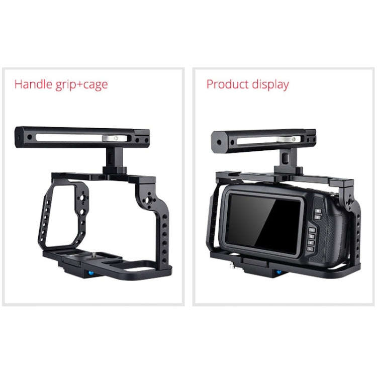 YELANGU C9-A YLG0911A Handle Video Camera Cage Stabilizer for DJI BMPCC 4K, C9-A