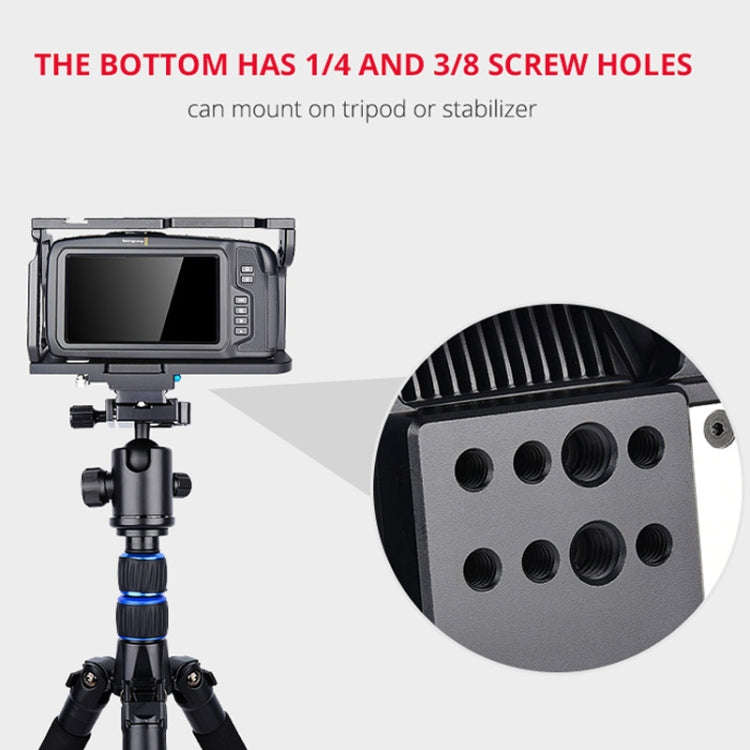YELANGU C9 YLG0911A-A Video Camera Cage Stabilizer for DJI BMPCC 4K, C9