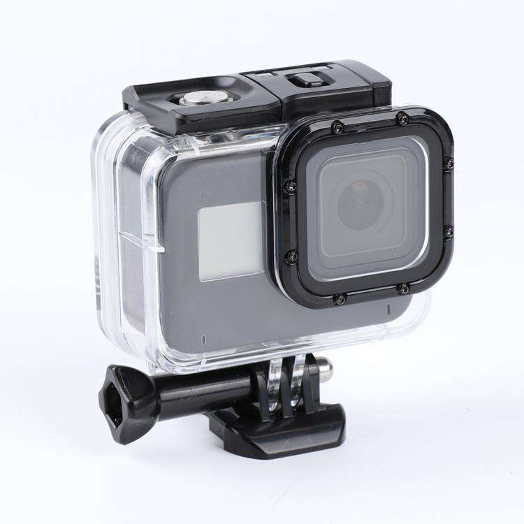 For GoPro HERO8 Black 45m Waterproof Housing Protective Case with Buckle Basic Mount & Screw, For...