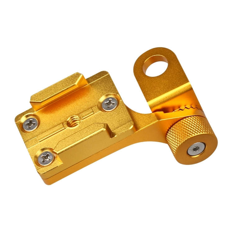 Motorcycle Rearview Mirror CNC Aluminum Alloy Stent Fixed Bracket Holder for GoPro, Insta360, DJI...