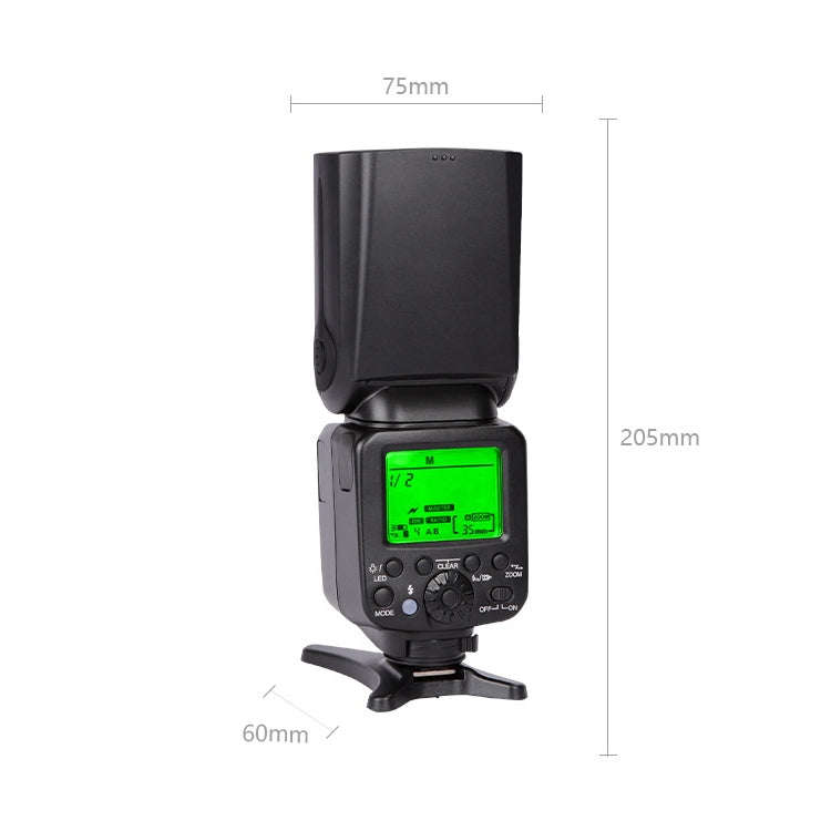 Triopo TR-666 2000mAh 2.4G Wireless Dual TTL Mode Flash Speedlite for Canon / Nikon DSLR Cameras,...