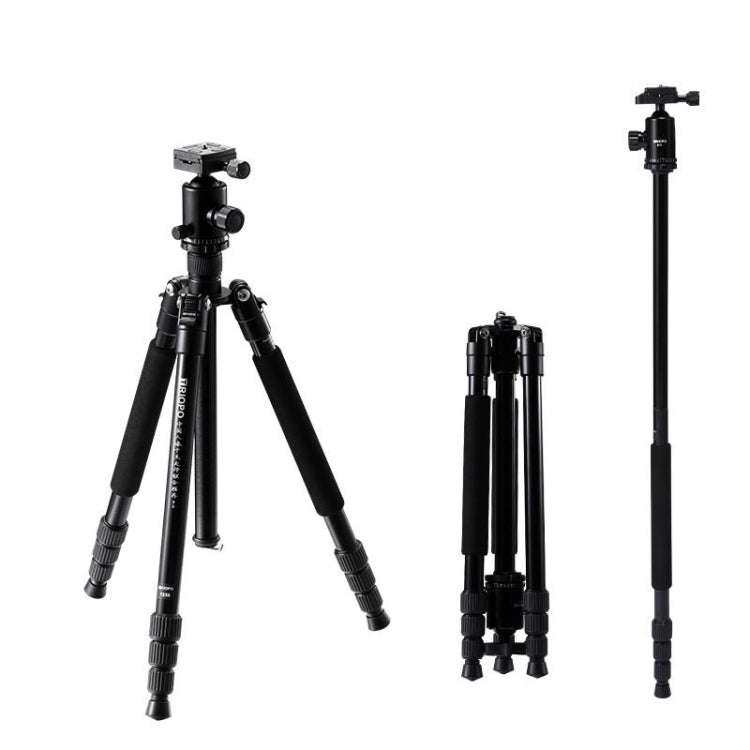 TRIOPO T258 Aluminum Alloy Tripod Monopod with D2 Ball Head, T258+D2