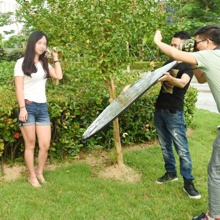 Godox FT01 2 in 1 Gold / Silver Oval Folding Reflector Board, Size: 90 x 120cm, 2 in 1 90 x 120cm
