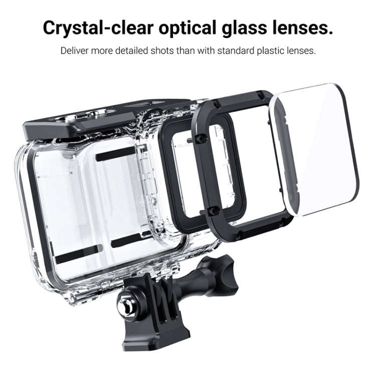 60m Underwater Depth Diving Case Waterproof Camera Housing for Insta360 One RS 4K, For Insta360 O...