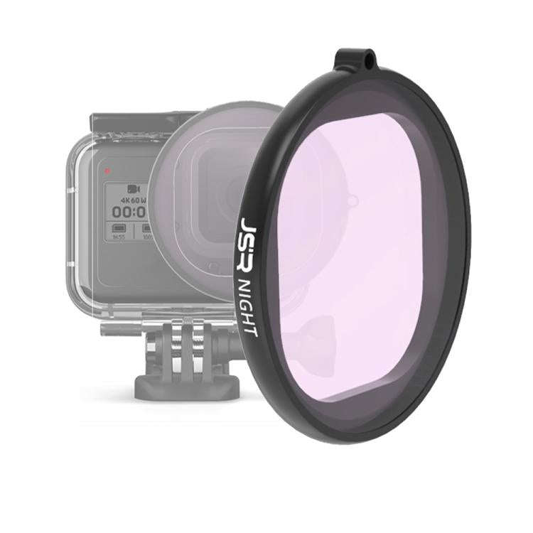 JSR Round Housing NIGHT Lens Filter for GoPro HERO8 Black, NIGHT Lens