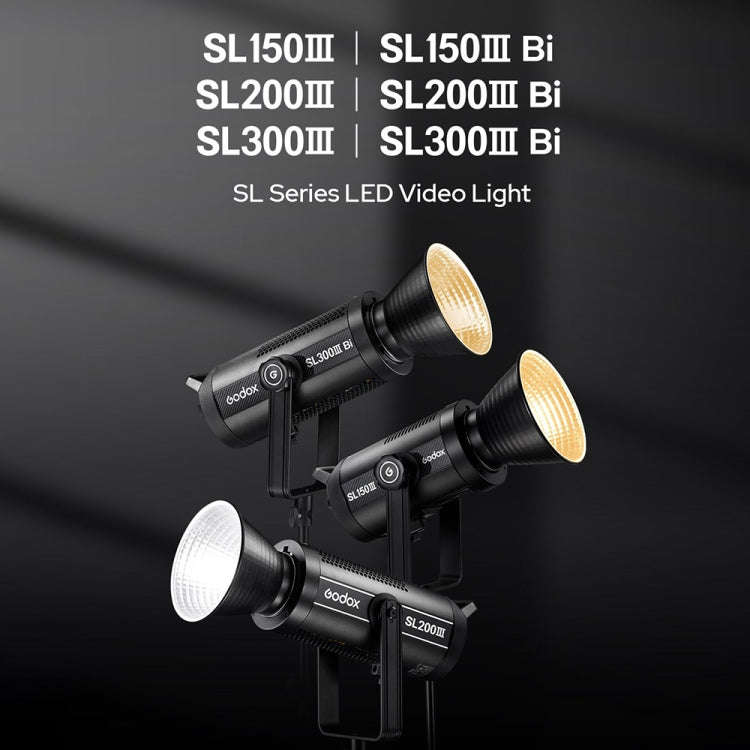 Godox SL150IIIBi 160W Bi-Color 2800K-6500K LED Video Light, SL150IIIBi