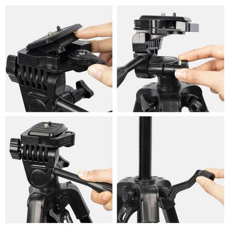 3388 1.3m Portable Phone Live Selfie Tripod DV SLR Camera Stand, 3388 1.3m