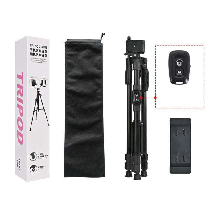 3388 1.3m Portable Phone Live Selfie Tripod DV SLR Camera Stand, 3388 1.3m