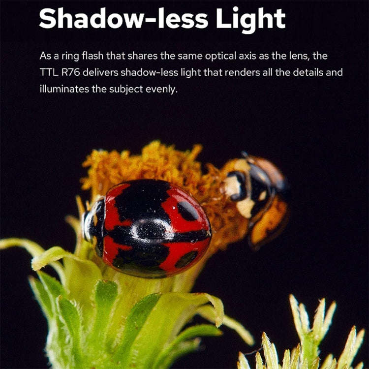 Godox MF-R76N TTL Macro Ring Flash for Nikon, MF-R76N