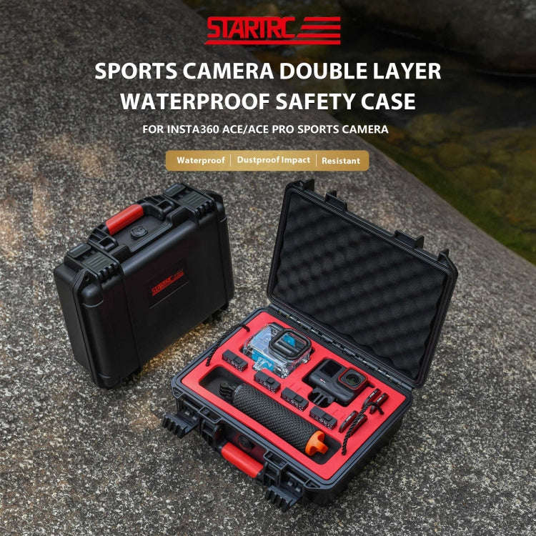 For Insta360 Ace / Ace Pro STARTRC Waterproof Dual-layer Suitcase Storage Box, For Insta360 Ace /...