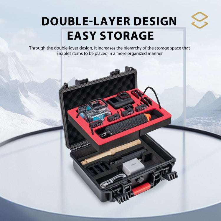 For Insta360 Ace / Ace Pro STARTRC Waterproof Dual-layer Suitcase Storage Box, For Insta360 Ace /...