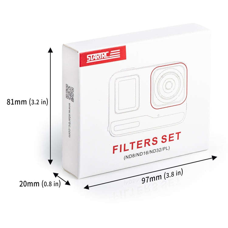 For Insta360 Ace / Ace Pro STARTRC 4 in 1 ND8 ND16 ND32 Camera Lens Filter, For Insta360 Ace / Ac...