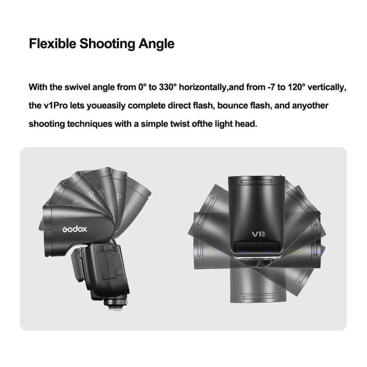 Godox V1Pro TTL Li-ion Round Head Camera Flash Light