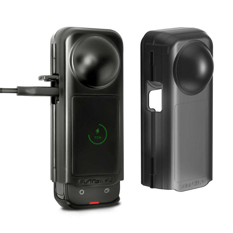 For Insta360 X4 Sunnylife Integrated Lens Screen Camera Cover Protector Screen Protective Case, L...