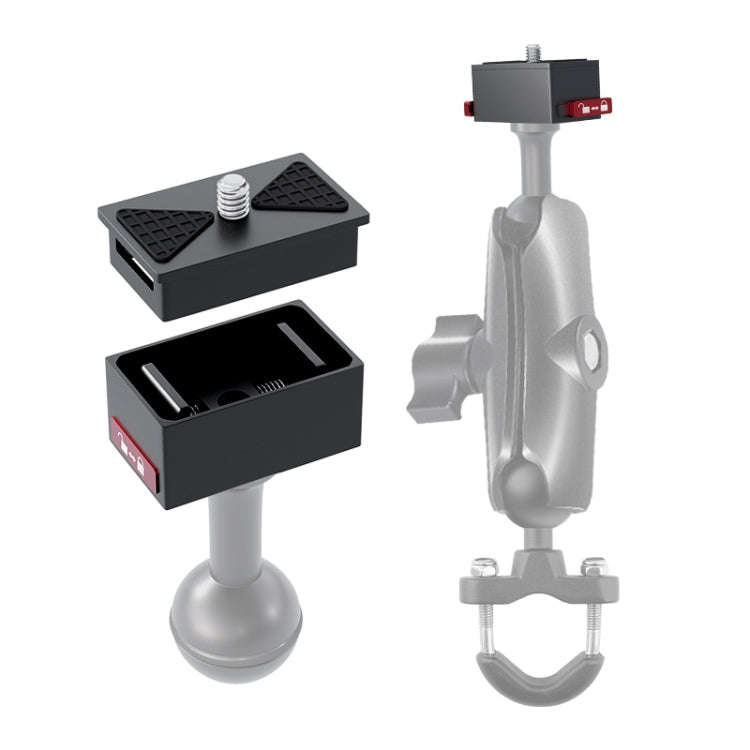 Metal Quick Release Base Adapter for GoPro, Insta360, DJI and Other Action Cameras, Quick Release...