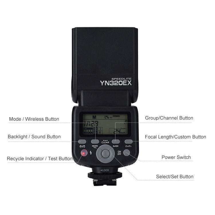 YONGNUO YN320EX TTL Flash Speedlite For Sony, YN320EX For Sony