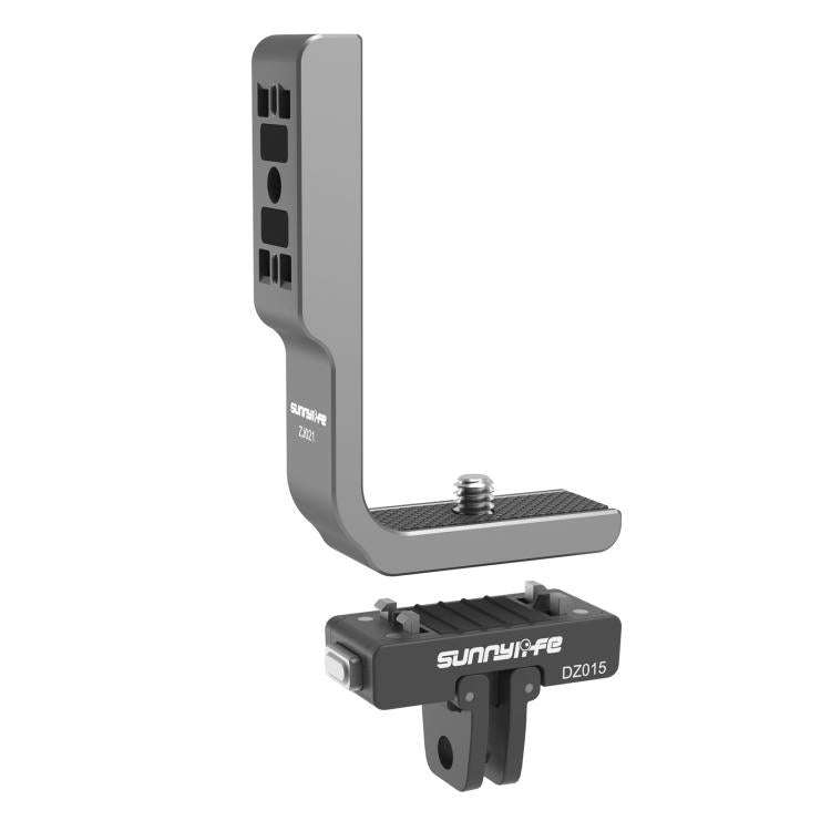 For Insta360 X5 / X4 Sunnylife L-Type Vertical-Horizontal Magnetic Mount with DZ015 Magnetic Adap...