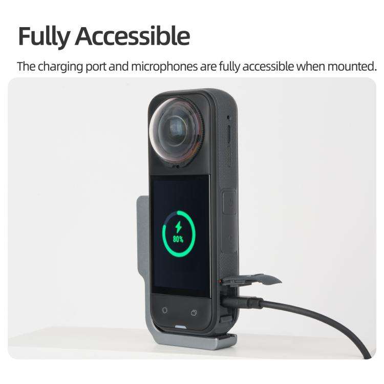 For Insta360 X5 / X4 Sunnylife L-Type Vertical-Horizontal Magnetic Mount with DZ015 Magnetic Adap...