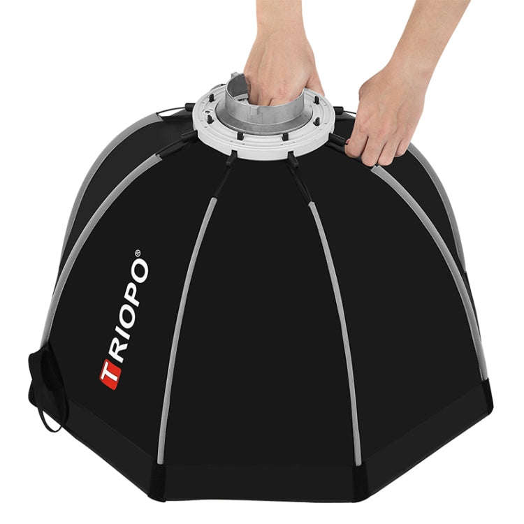 TRIOPO K65 65cm Speedlite Flash Octagon Parabolic Softbox Bowens Mount Diffuser for Speedlite, K65