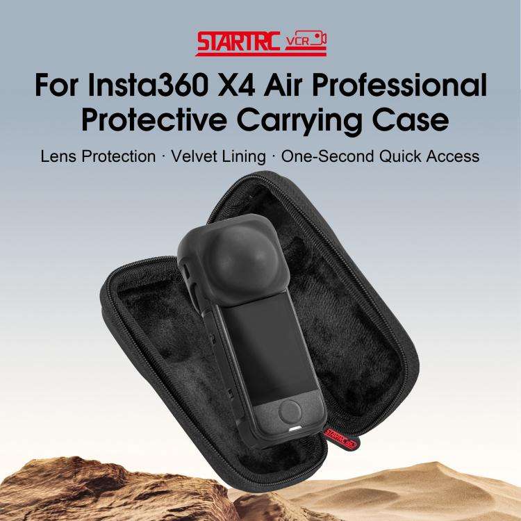 For Insta360 X4 Air STARTRC Camera PU Carry Storage Bag, For Insta360 X4 Air