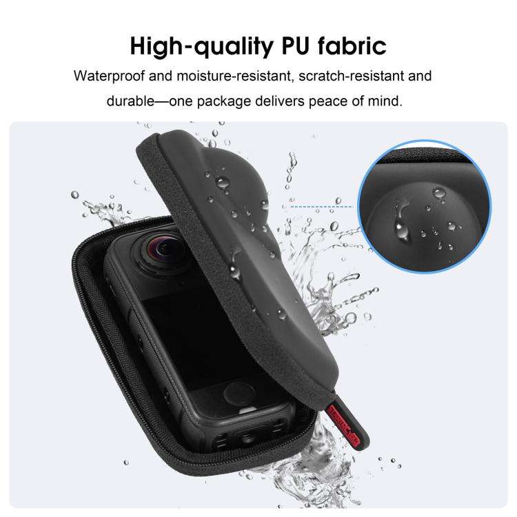For Insta360 X4 Air STARTRC Camera PU Carry Storage Bag, For Insta360 X4 Air