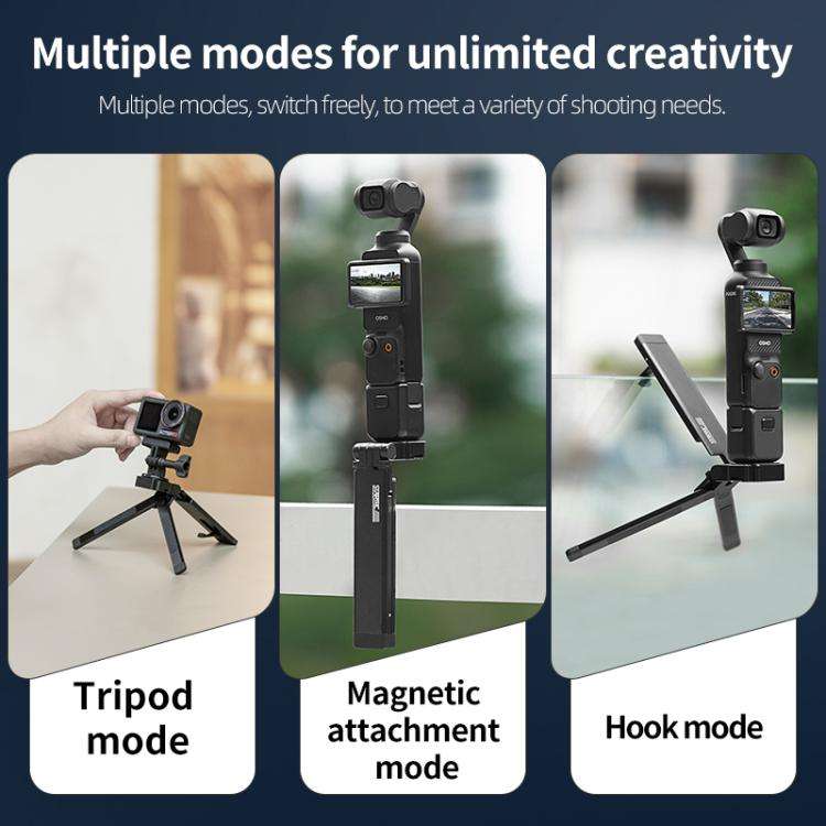 STARTRC Pocket-Size Foldable Magnetic Tripod for GoPro, DJI, Insta360 Action Cameras, DJI Pocket ...