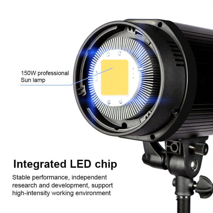 TRIOPO EX-150W Studio Flash Built-in Dissipate Heat System with EX-150III LED Single Light, EX-150W